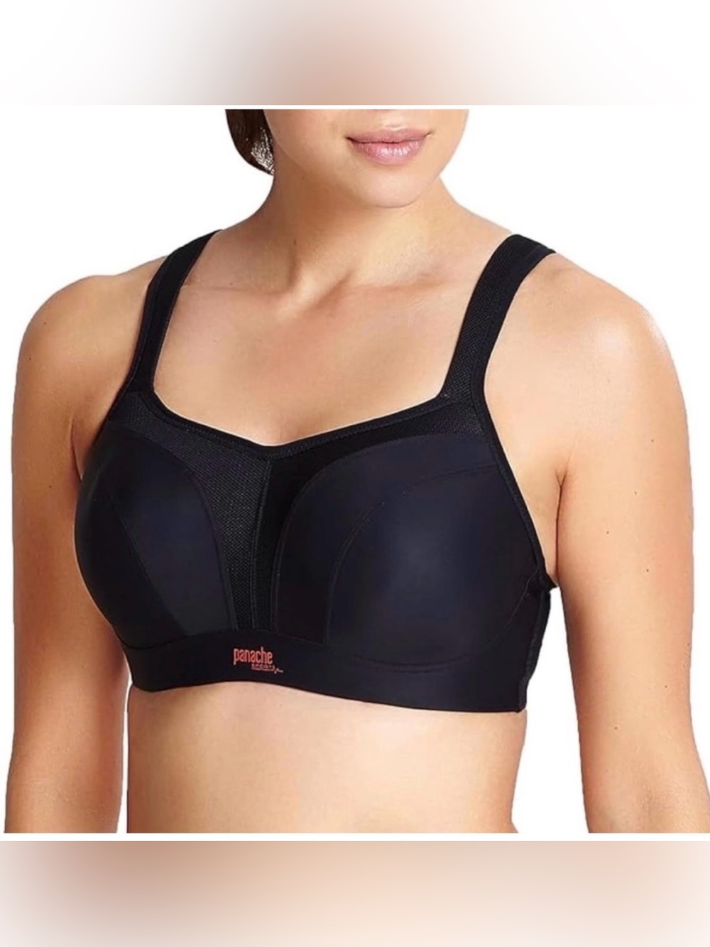 Panache Sports Bra 32DD Black New